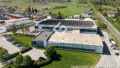 Luftbild Halle Nord, Süd, Werkhalle, Büro